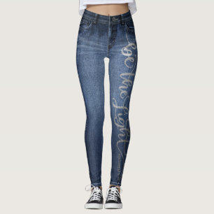 Leggings Jeans Soyez Les Légères Imprimantes Tout-En-Des