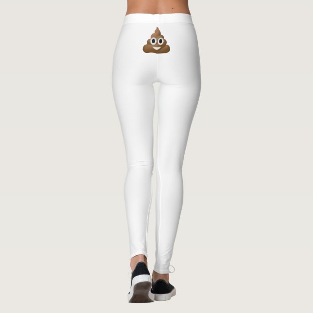 Leggings Jeggings avec l'emoji de dunette (Dos)