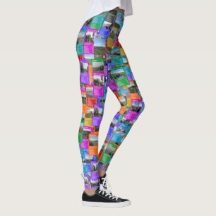 Leggings Jeu de cartes de contrôle de course de tapis de co