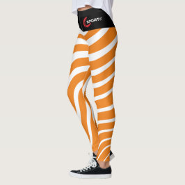 Leggings Jeu d'Orange Zebra