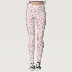 Leggings Jeunes filles Abstraites de poitrine rose pour fem