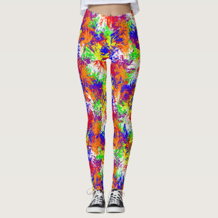 Leggings Jiggle Motif aux pattes vives