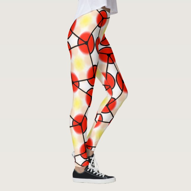 Leggings Jimette Design Weißgelb (Rechts)