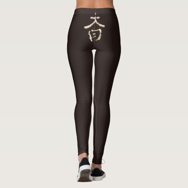 Leggings Jinbaori-Kurotorigemojimoyou (Dos)