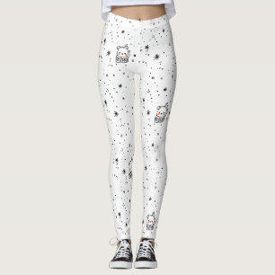 Leggings Joli flocon de neige d'ours polaire d'hiver