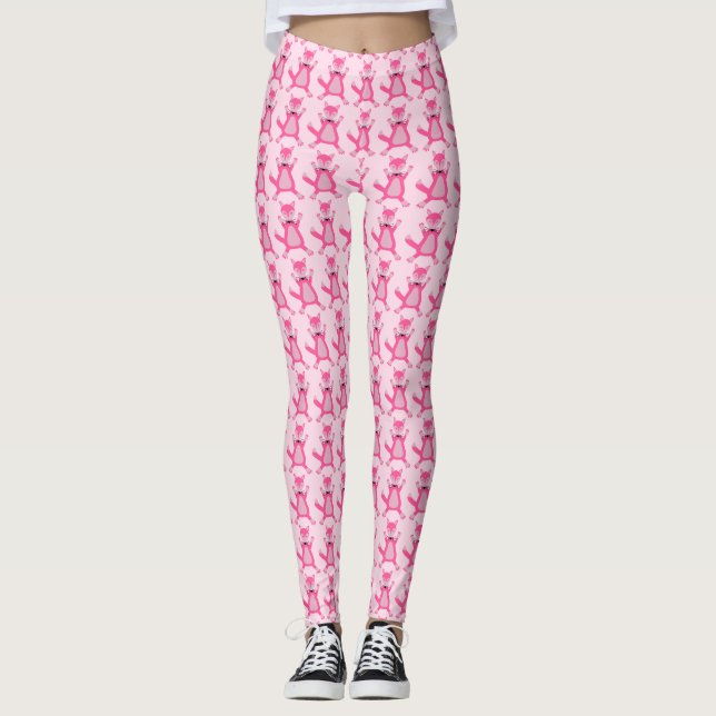Leggings Joli rose bébé fille Fox Patterned (Devant)