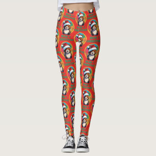 Leggings Jolie adorable Kawaii Chibi Ours de Noël
