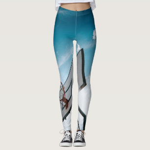 Leggings Jolie conception de basket-ball