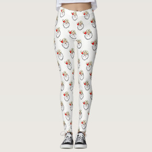 Leggings Jolie fille Père Noël