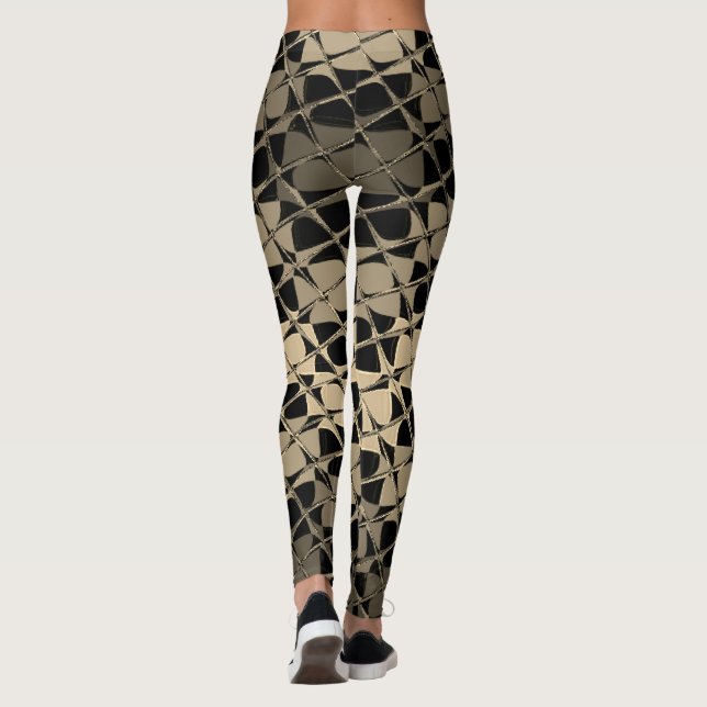 Leggings Jolie jolie femme stylisée All over (Dos)