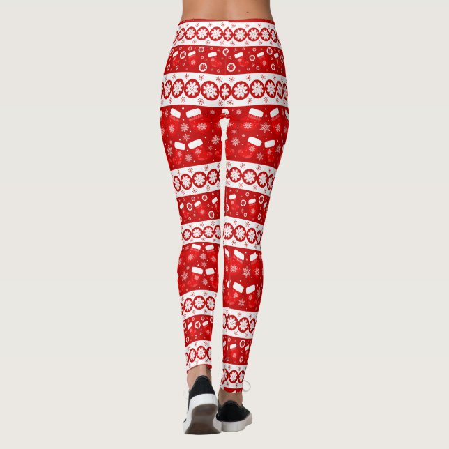 Leggings Jolie Noël Mittens & Stockings Long (Dos)