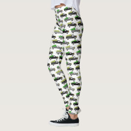 Leggings Jolie rampe de Noël Camions Arbres Fêtes Noël