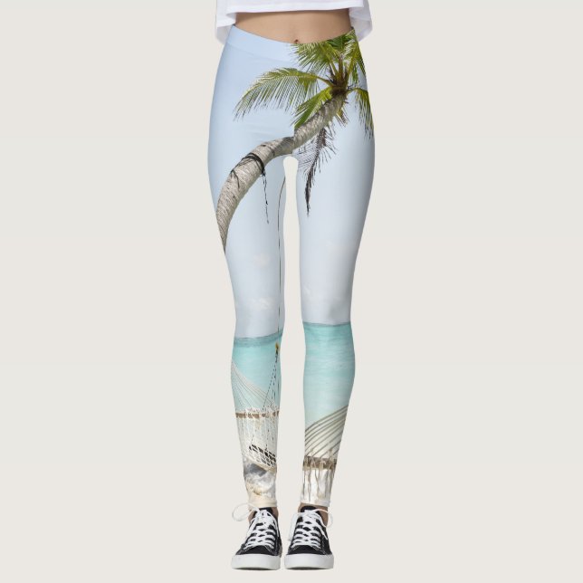 Leggings Jolies espèces d'animaux marins (Devant)