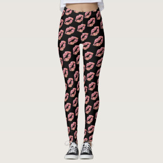 Leggings Jolies guêtres de lèvres