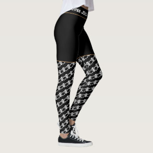 Leggings Jolly roger Mode et crâne Indicateur X os/Pirates