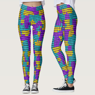 Leggings Jouets colorés Abstraits Enfants Motif géométrique