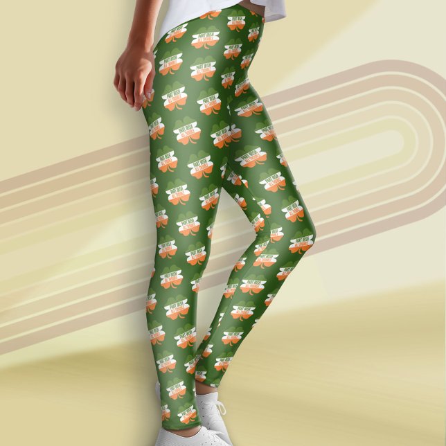 Leggings Jour de la Saint Patrick shamrock Part Irlandais T (St. Patrick's Day Leggings)