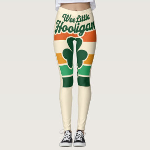 Leggings Jour de la Saint-Patrick Wee Little Hooligan Drôle