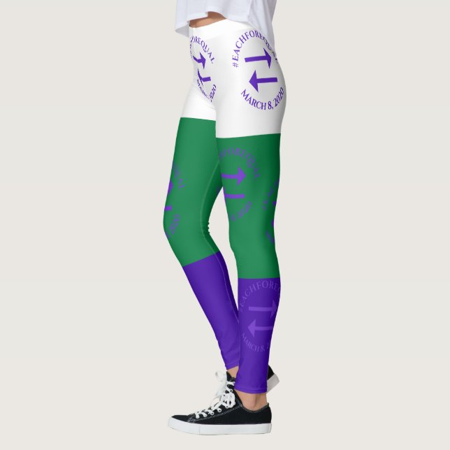 Leggings Journée internationale de la femme 2020 pour l'éga (Gauche)