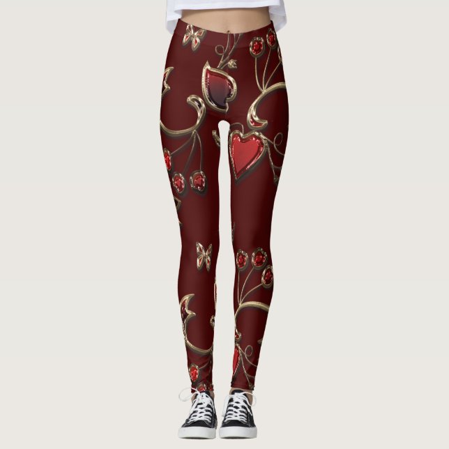 LEGGINGS JOY LOVE PEACE FAMILLE DE NOËL FAMILLE (Devant)