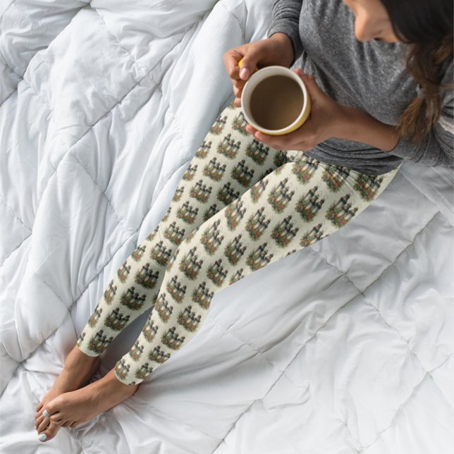 Leggings Joyeuses fêtes Lanternes d'hiver (Créateur téléchargé)