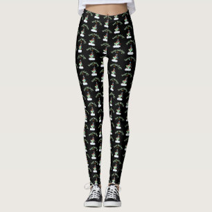 Leggings Joyeux et Noël magique avec un Twist Dragon