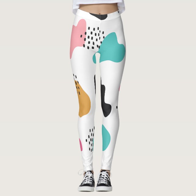 Leggings Joyeux Motif Blob (Devant)