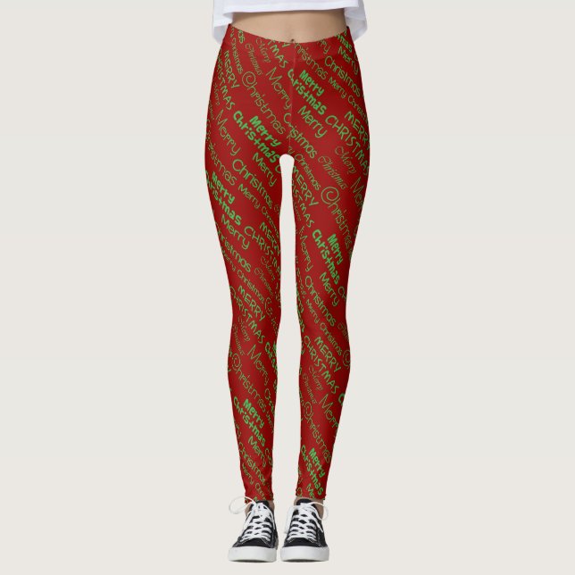 Leggings Joyeux Noël (Devant)