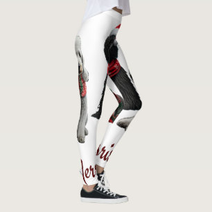 Leggings Joyeux Noël Chiens