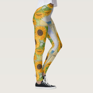 Leggings Joyeux tournesol