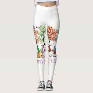 Leggings Joyeux Tout Gnomies Gnomes Fêtes Noël