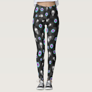 LEGGINGS JUGINES FLORALES SOMBRES