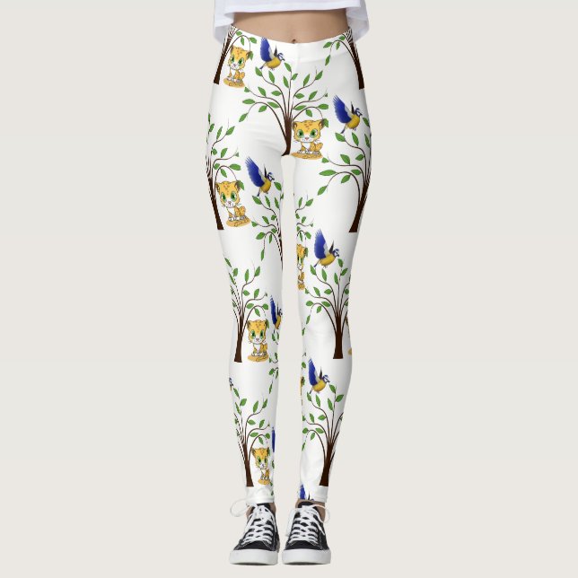 Leggings Katzen (Vorderseite)