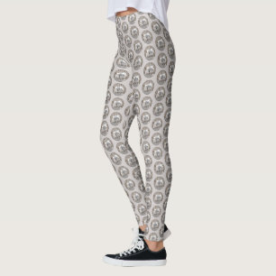 Leggings Keeshonds at the Gate Painting - Original Dog Art