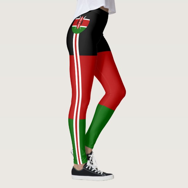 Leggings Kenya mode & Kenyan Drapeau Voyage / ventilateur s (Droite)