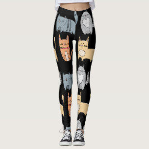 LEGGINGS KITTY CAT IMPRIMER YOGA PANTS LEGINGS