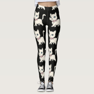 LEGGINGS KITTY CAT YOGA PANTS LEGINGS
