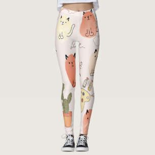 Leggings Kitty Kitten Chats : Motif animal mignon