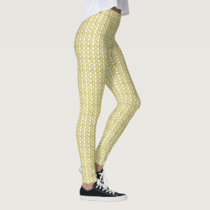 Leggings Knit Stockinette Stitch Artisanat Imprimer Faux Go