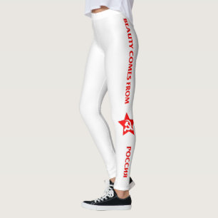 Leggings La beauté vient de Russie sur les guêtres russes
