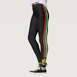 Leggings La Bulgarie barre le drapeau