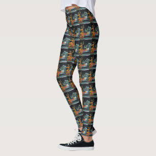 Leggings LA DAME ET les guêtres d'ÉLÉPHANT