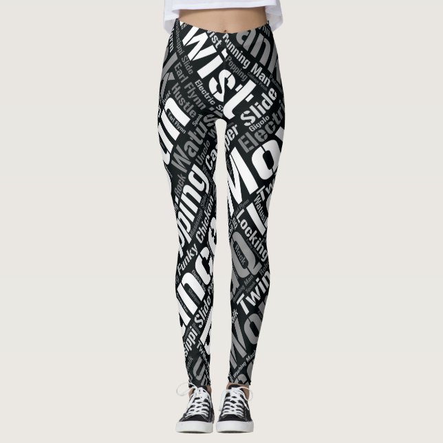 LEGGINGS LA DANSE AFRO-AMÉRICAINE SE DÉPLACE (Devant)