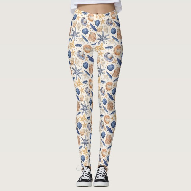 Leggings La mer vit en chacun de nous (Devant)