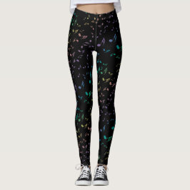 Leggings La musique note des lumières de Noël sur les