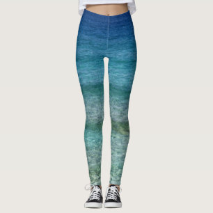 Leggings La plage ondule des guêtres