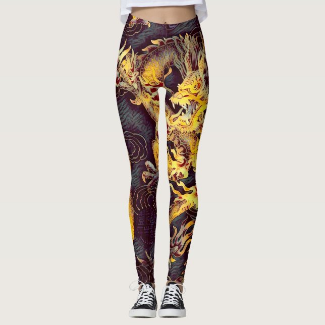 Leggings La plupart d'art chinois populaire d'obscurité de (Devant)