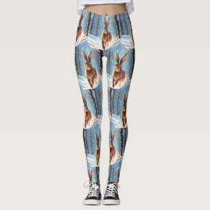 Leggings La Révélation De La Neige : La Course Du Lièvre