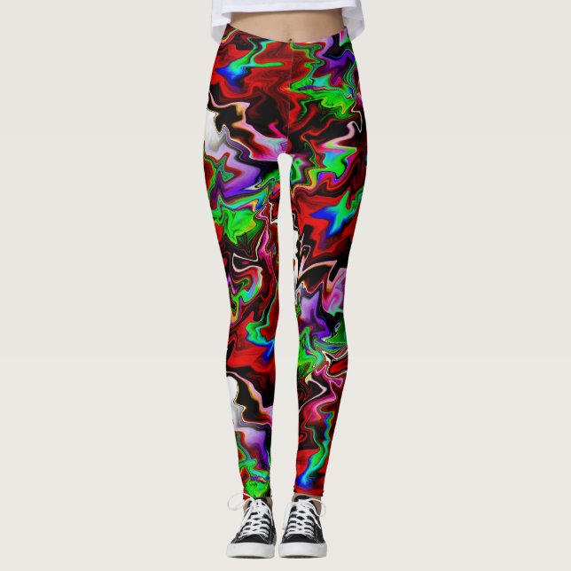 Leggings La ruée de Noël.... (Devant)