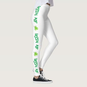 Leggings La Saint-Patrick verte irlandaise trèfle